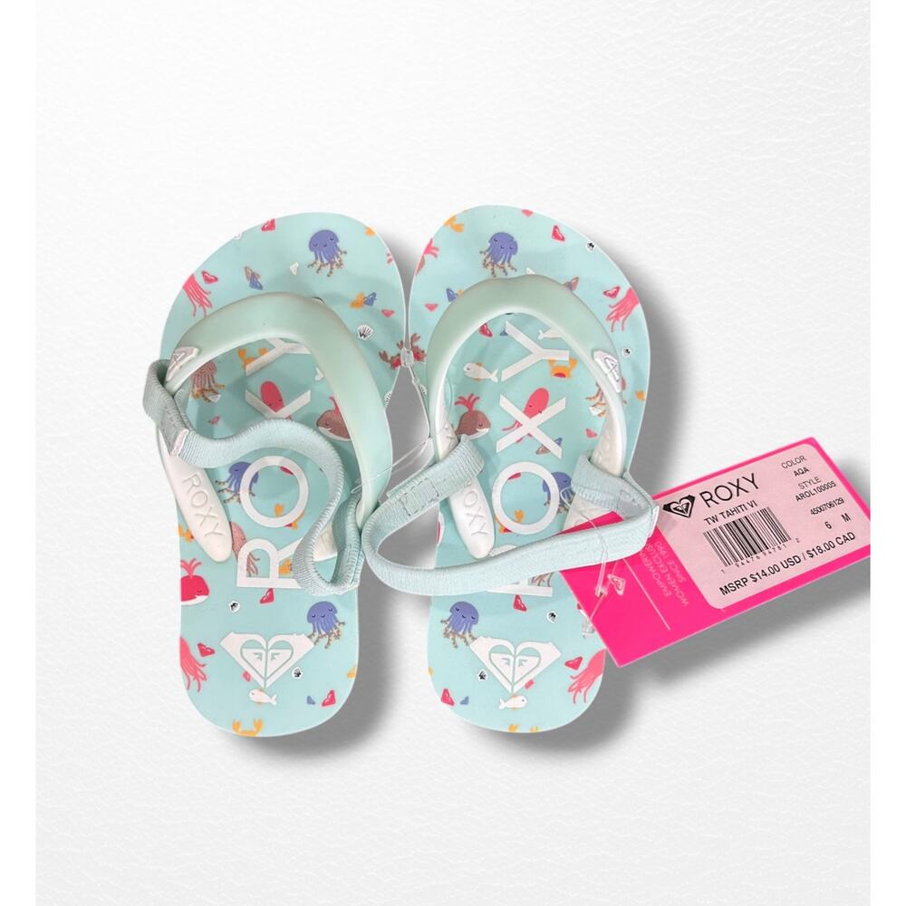 NWT Roxy Tahiti Toddler Strap Sandal, Size 6 - Picture 6 of 6